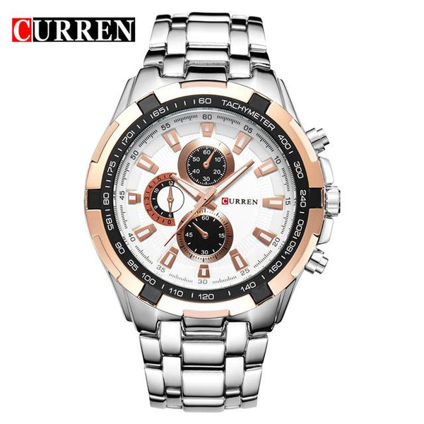 Men quartz TopBrand  Analog  Watch Waterproof - analog