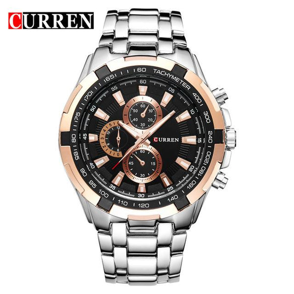 Men quartz TopBrand  Analog  Watch Waterproof - analog