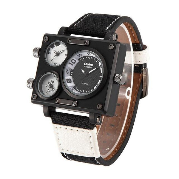 Oulm Watch Luxury Brand Man Fabric Srap Quartz-Watch - luxury