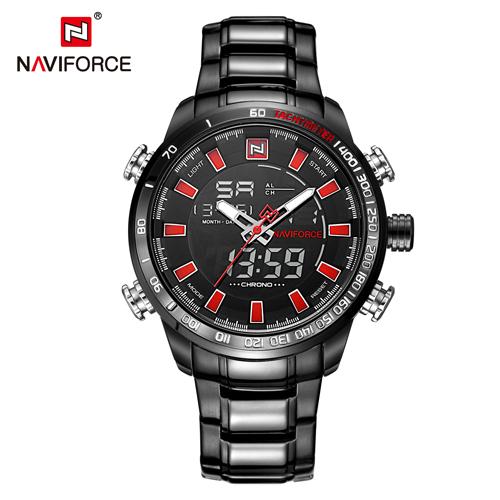 NAVIFORCE Mens Quartz Analog Watch Luxury Fashion Sport Wristwatch Waterproof Stainless Male Watches Clock Relogio Masculino - luxury