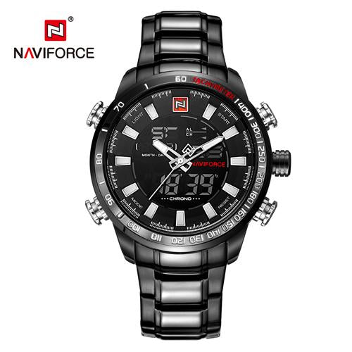 NAVIFORCE Mens Quartz Analog Watch Luxury Fashion Sport Wristwatch Waterproof Stainless Male Watches Clock Relogio Masculino - luxury