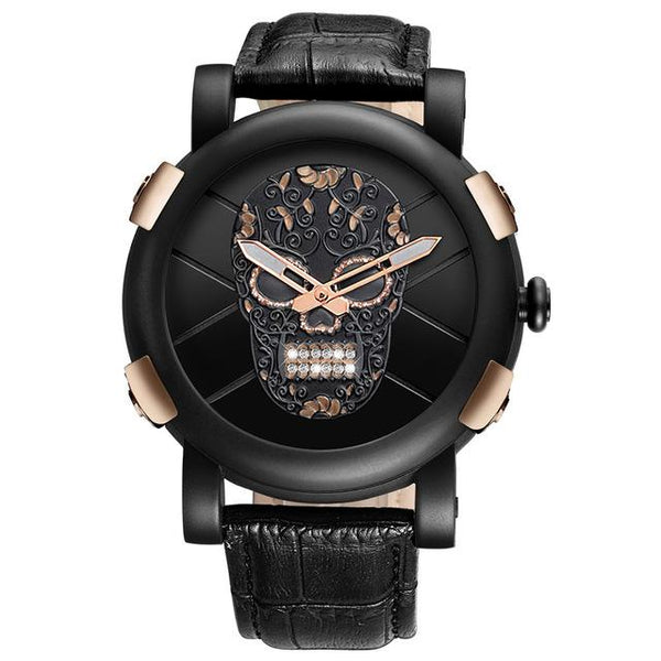 Luxury Waterproof Leather Men Sports Watch Relogio Masculino - sports