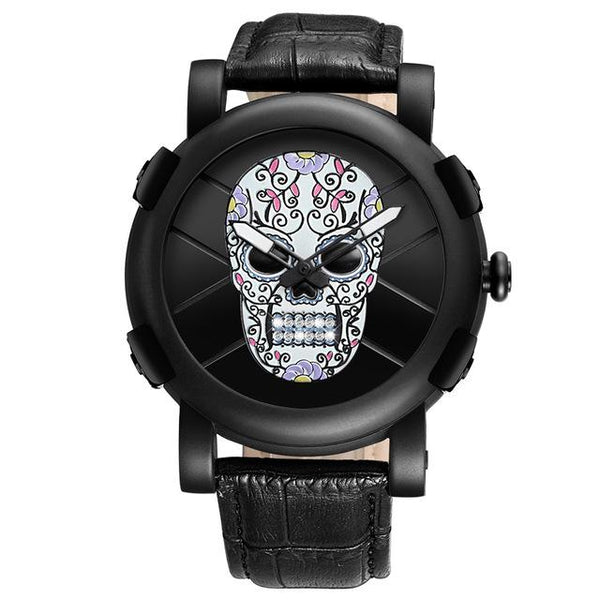 Luxury Waterproof Leather Men Sports Watch Relogio Masculino - sports