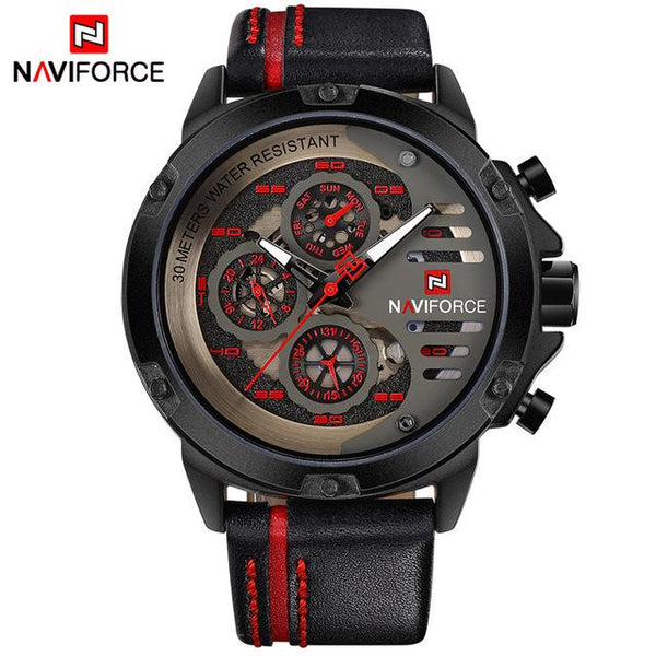 NAVIFORCE Mens Watches Top Brand Luxury Waterproof - luxury