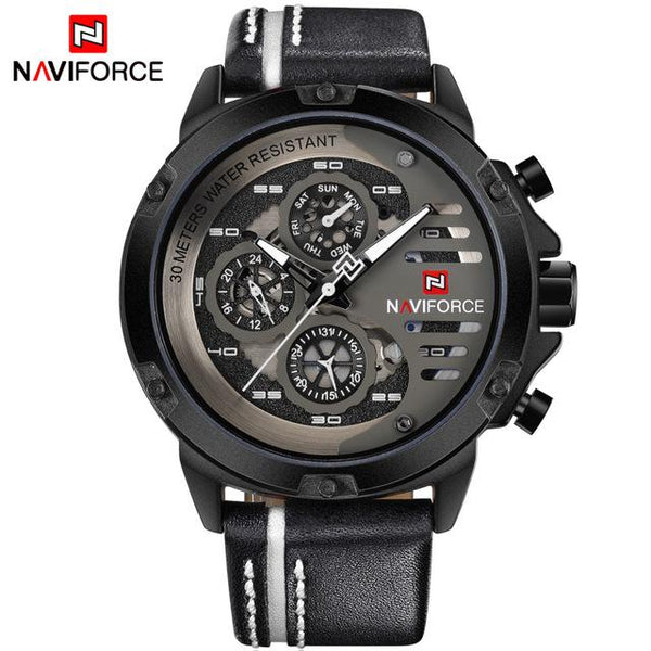 NAVIFORCE Mens Watches Top Brand Luxury Waterproof - luxury