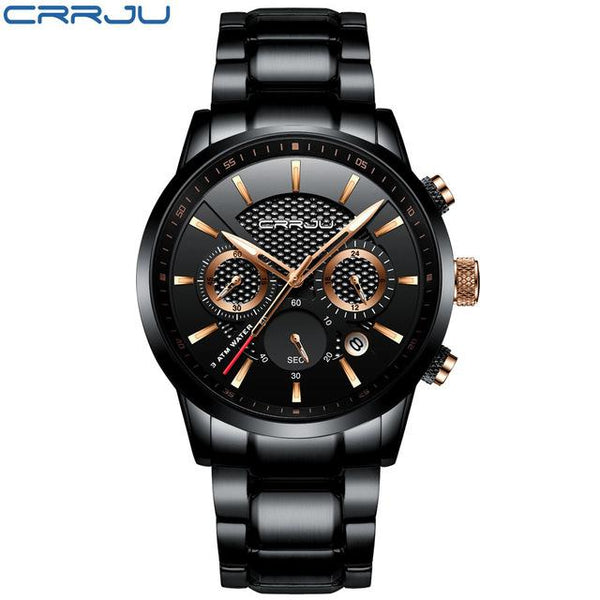 CRRJU Men Watch 30m Waterproof Mens Watches - analog