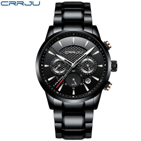 CRRJU Men Watch 30m Waterproof Mens Watches - analog