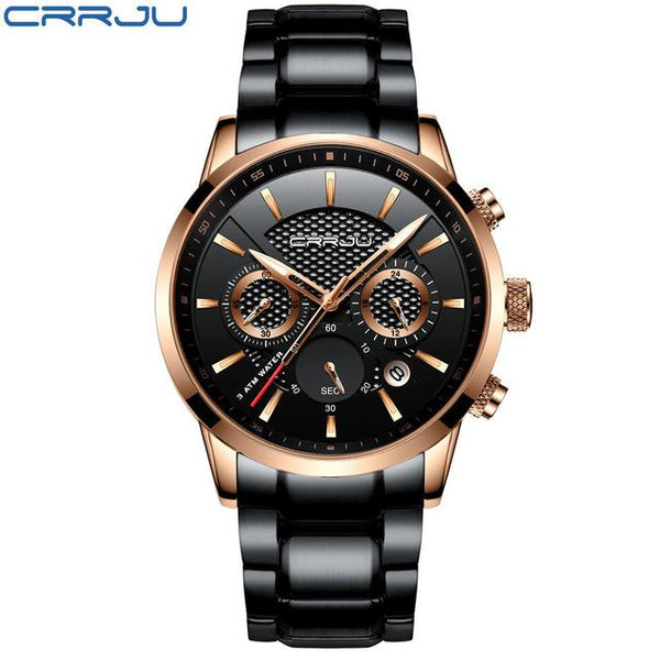 CRRJU Men Watch 30m Waterproof Mens Watches - analog