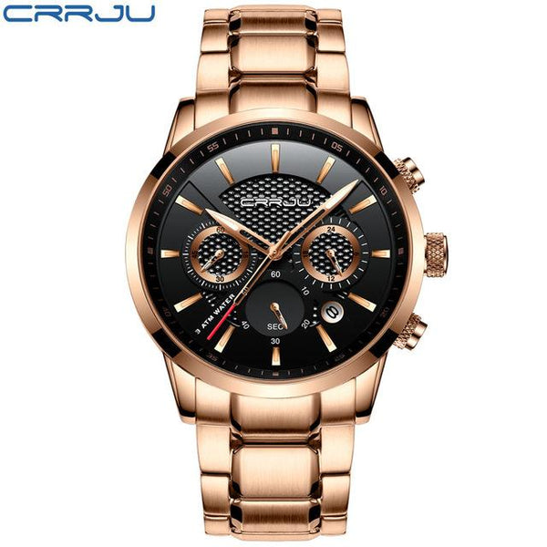 CRRJU Men Watch 30m Waterproof Mens Watches - analog