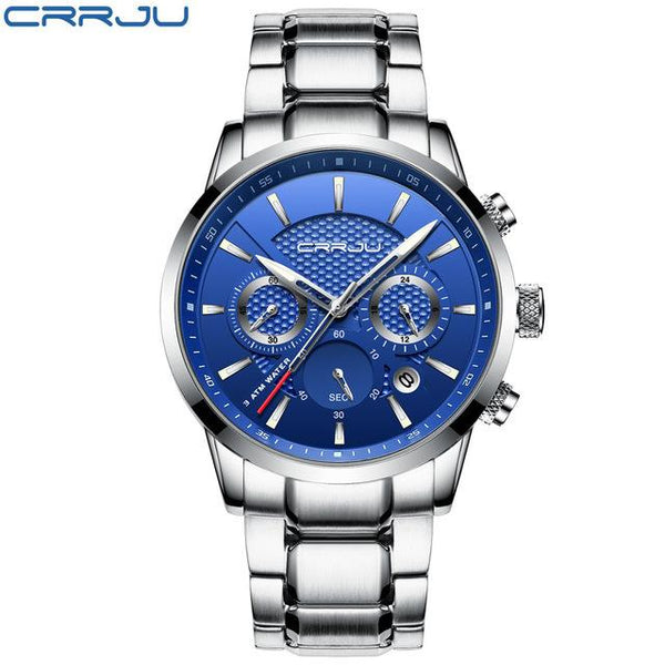 CRRJU Men Watch 30m Waterproof Mens Watches - analog