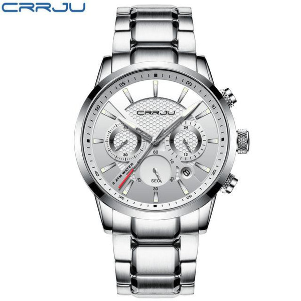 CRRJU Men Watch 30m Waterproof Mens Watches - analog
