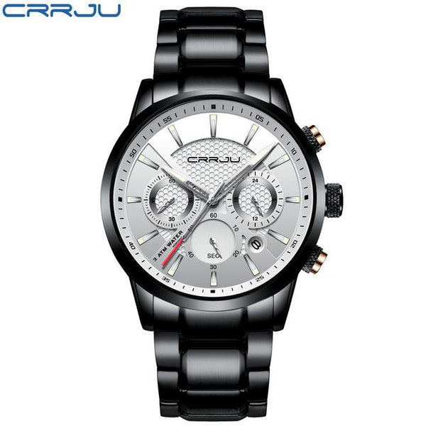 CRRJU Men Watch 30m Waterproof Mens Watches - analog