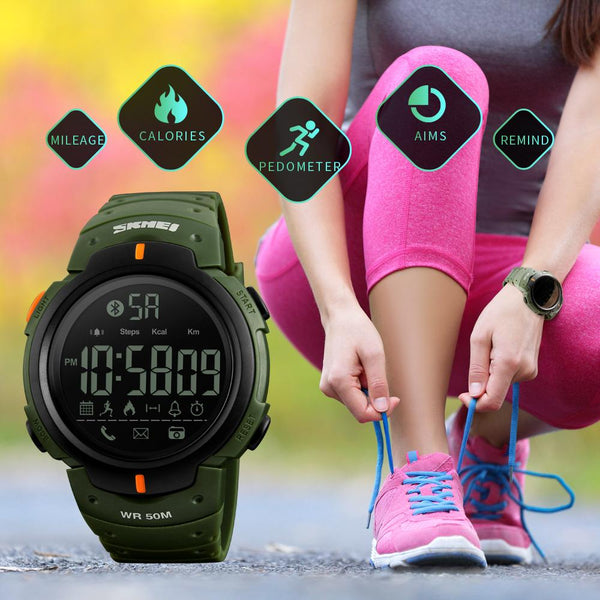 SKMEI 1301 Bluetooth Calorie Pedometer -smart