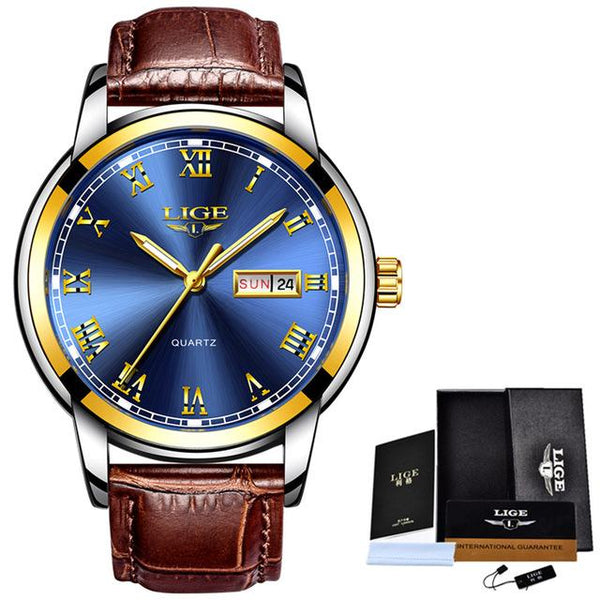 Luxury Leather Casual Quartz Watch - luxury