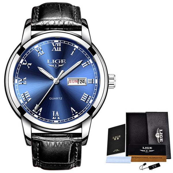 Luxury Leather Casual Quartz Watch - luxury