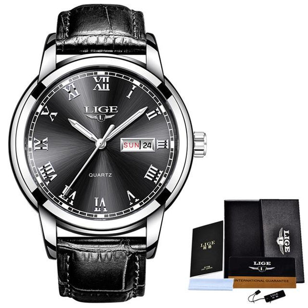 Luxury Leather Casual Quartz Watch - luxury