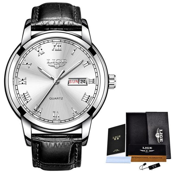 Luxury Leather Casual Quartz Watch - luxury